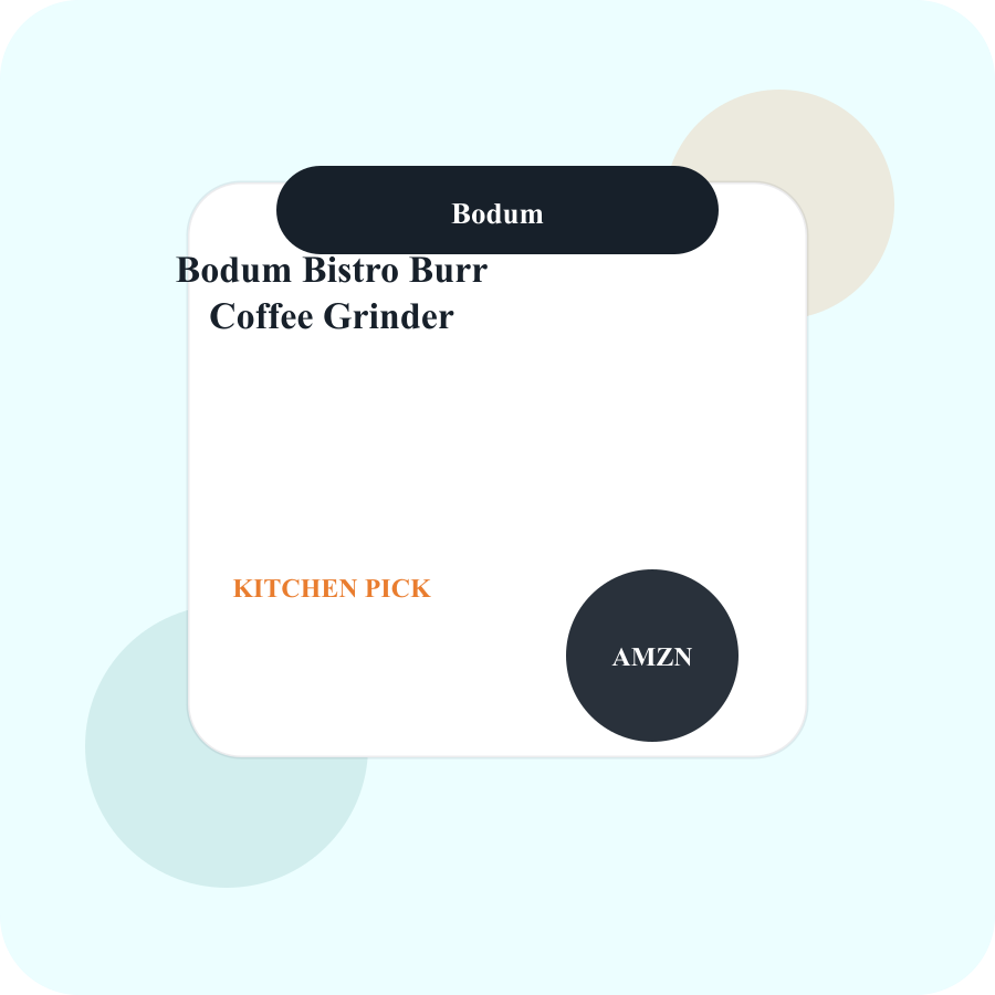 Bodum Bistro Burr Coffee Grinder
