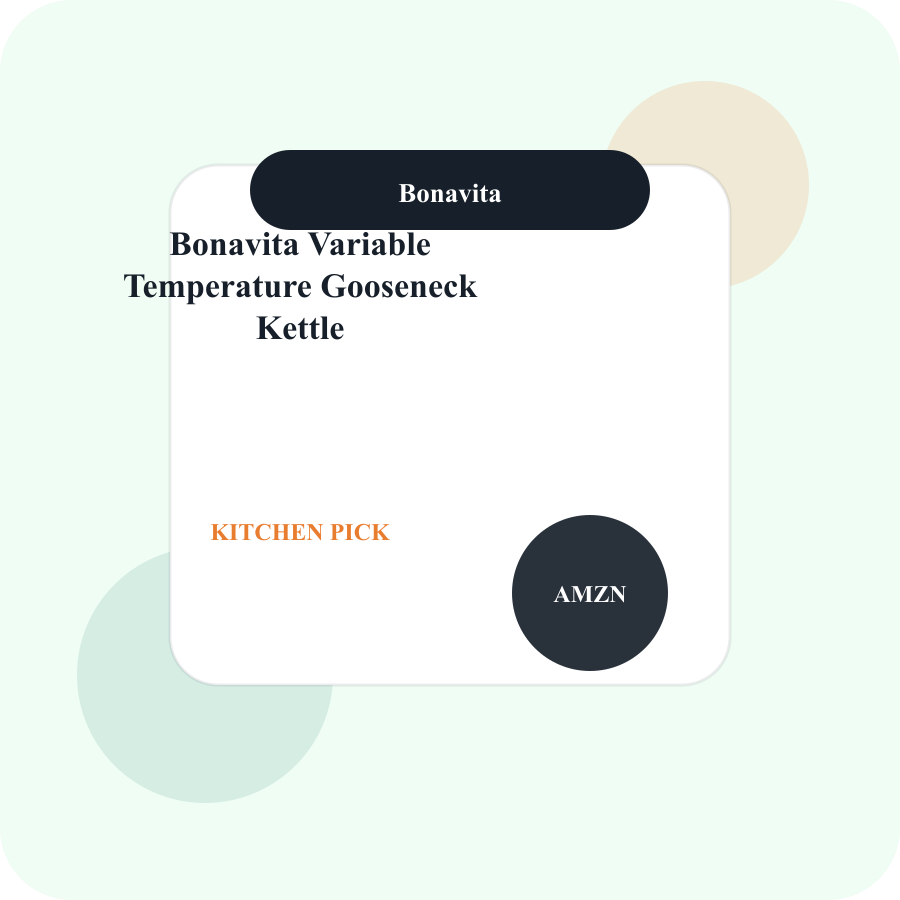 Bonavita Variable Temperature Gooseneck Kettle